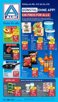 Aldi Nord Prospekt Cover ab 03.08.2026