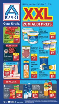 Aldi Nord Prospekt Cover ab 28.09.2026