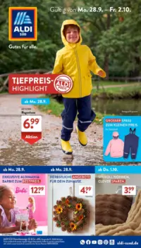 Aldi Süd Prospekt Cover ab 28.09.2026