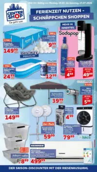 Titelseite des CENTERSHOP Prospekts ab 20.07.2026