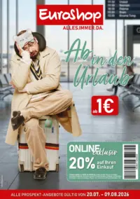 EuroShop Prospekt Cover ab 20.07.2026