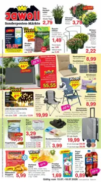 Titelseite des JAWOLL Prospekts ab 13.07.2026