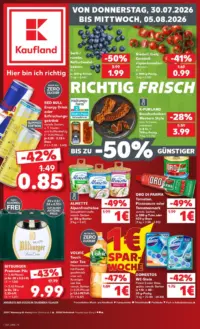 Kaufland Prospekt Cover ab 30.07.2026