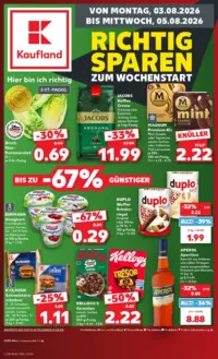 Kaufland Prospekt Cover ab 03.08.2026