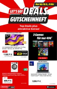 Titelseite des MediaMarkt Prospekts ab 18.07.2026