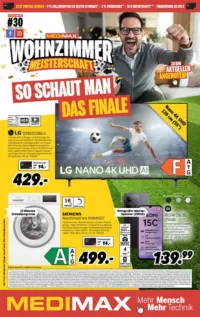 Titelseite des MEDIMAX Prospekts ab 17.07.2026