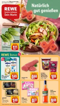 Titelseite des REWE Prospekts ab 20.07.2026