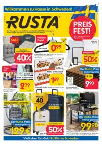 Titelseite des RUSTA Prospekts ab 18.07.2026